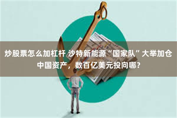 炒股票怎么加杠杆 沙特新能源“国家队”大举加仓中国资产，数百亿美元投向哪？