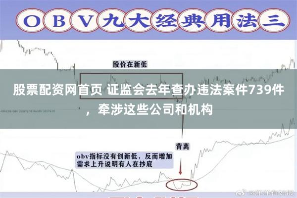 股票配资网首页 证监会去年查办违法案件739件，牵涉这些公司和机构