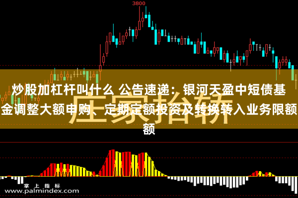 炒股加杠杆叫什么 公告速递：银河天盈中短债基金调整大额申购、定期定额投资及转换转入业务限额