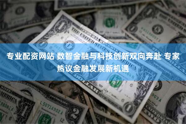 专业配资网站 数智金融与科技创新双向奔赴 专家热议金融发展新机遇