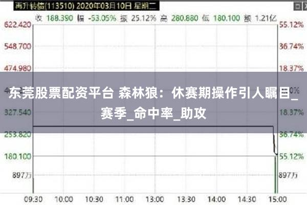 东莞股票配资平台 森林狼：休赛期操作引人瞩目_赛季_命中率_助攻