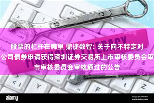 股票的杠杆在哪里 鼎捷数智: 关于向不特定对象发行可转换公司债券申请获得深圳证券交易所上市审核委员会审核通过的公告